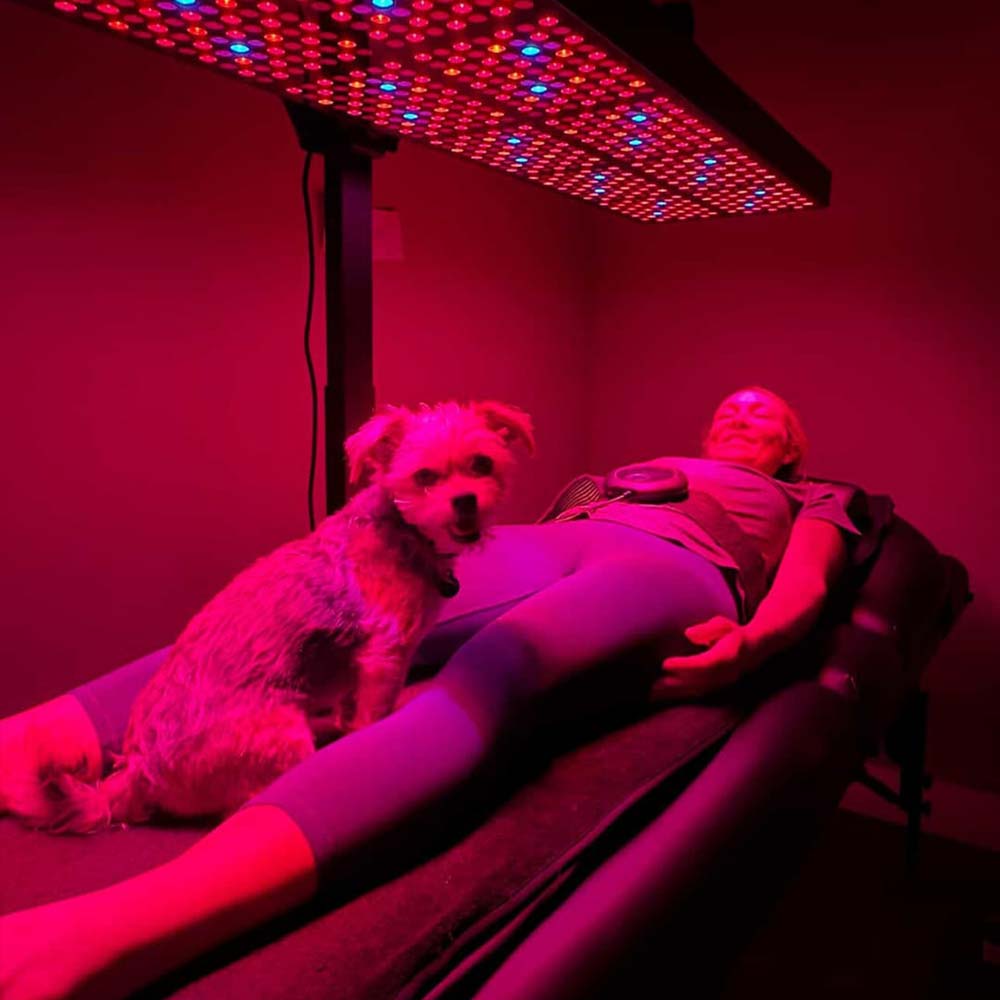 Photo review of CELLER8 being worn under full body red light