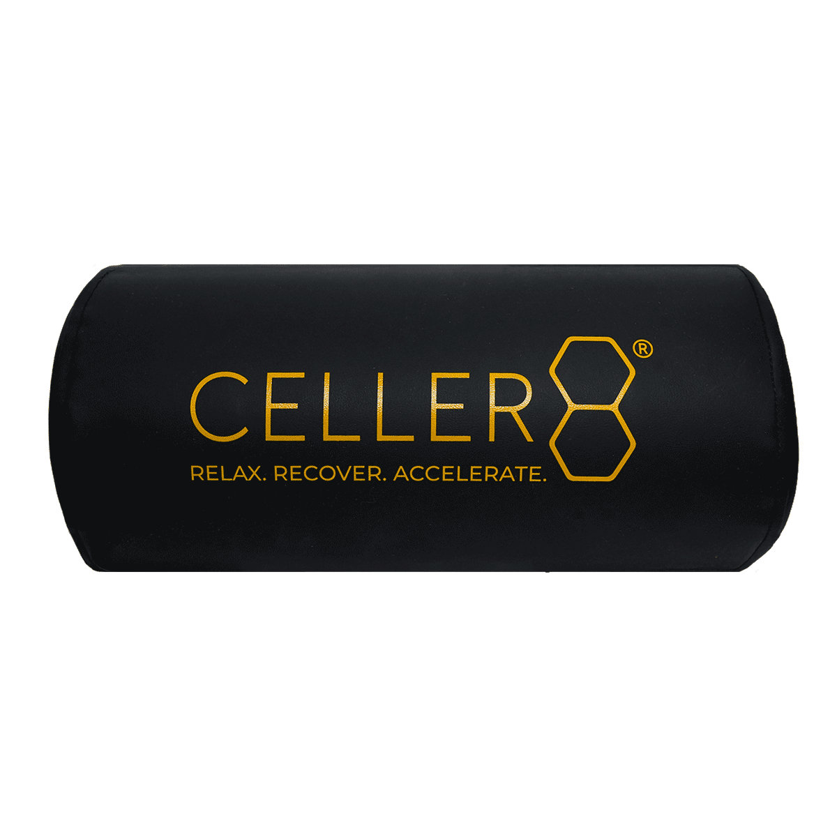 CELLER8 black leather Neck Pillow 