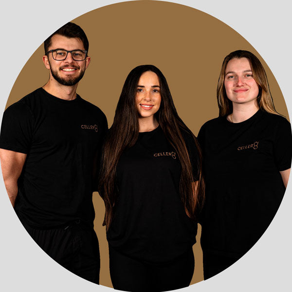 CELLER8 Sales Team photo - Alex, Grace and Eloise