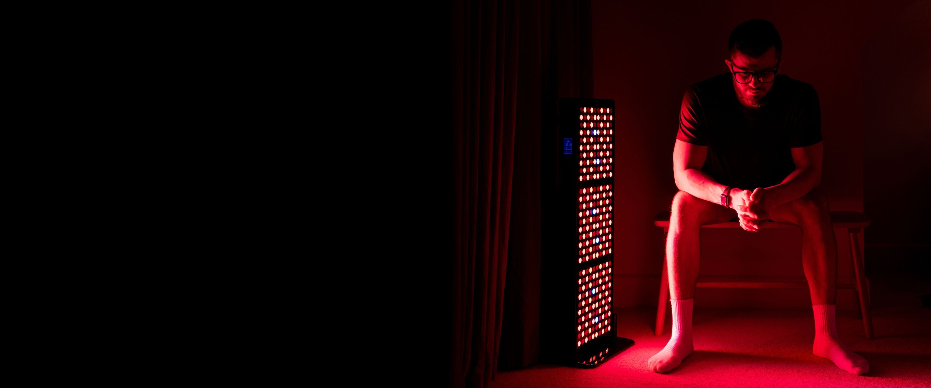 Laying on CELLER8 full body PEMF therapy mat