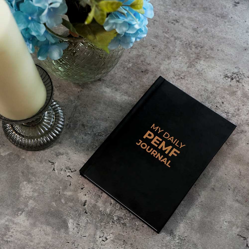 PEMF journal on granite table 