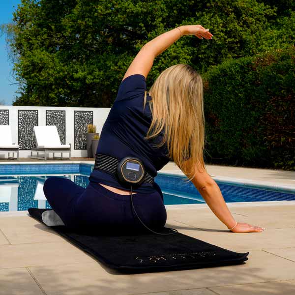 Wearing CELLER8 on park bench in Austin Texas USA