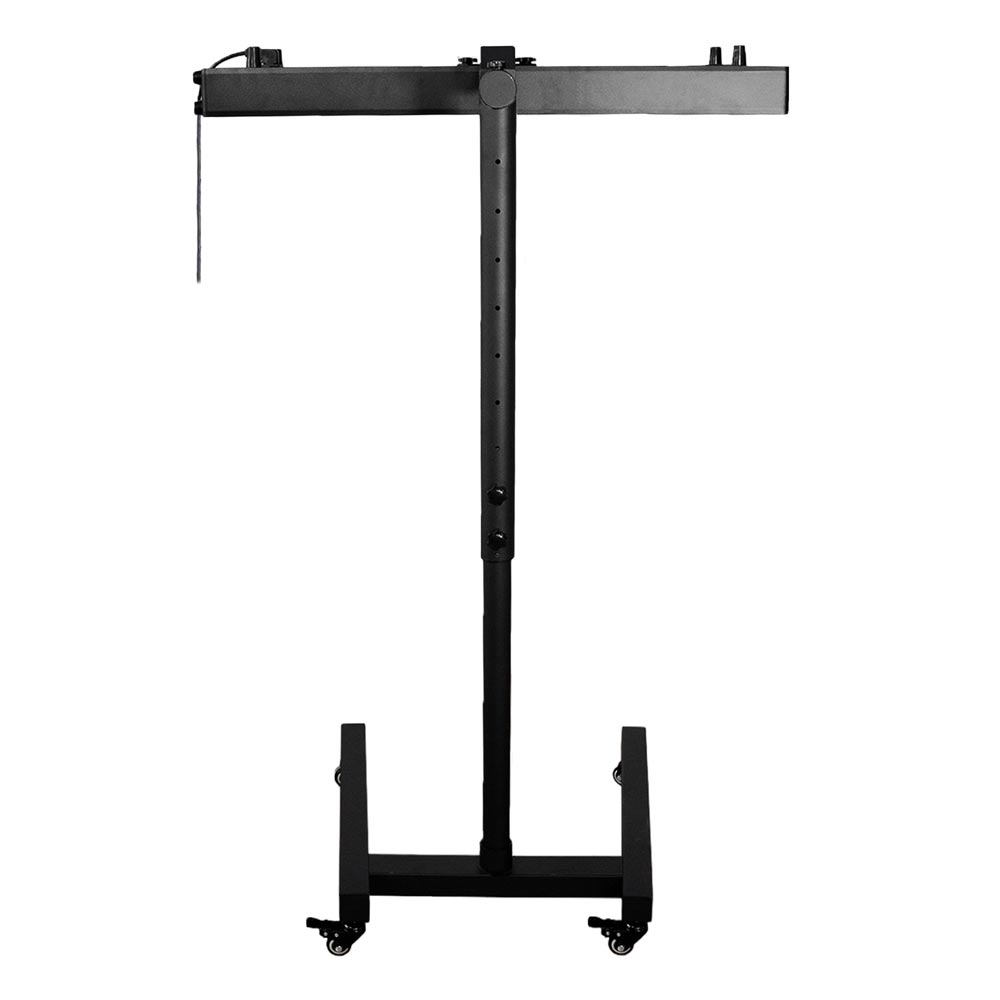 Half Body Red Light Stand with panel side on back side view
