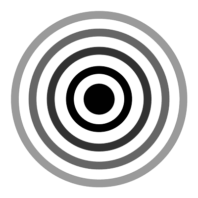 Pulsing circle icon