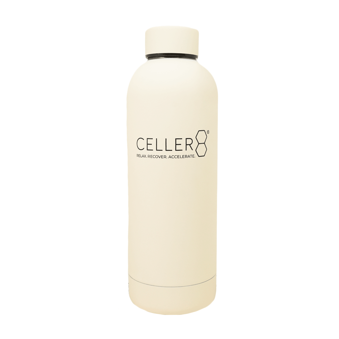 Tan CELLER8 water bottle