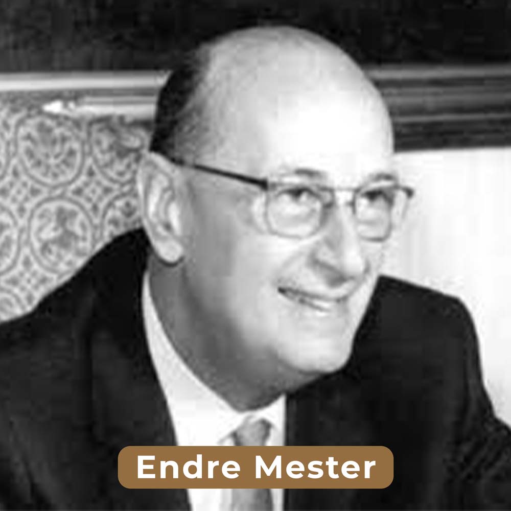 Hungarian physician Endre Mester