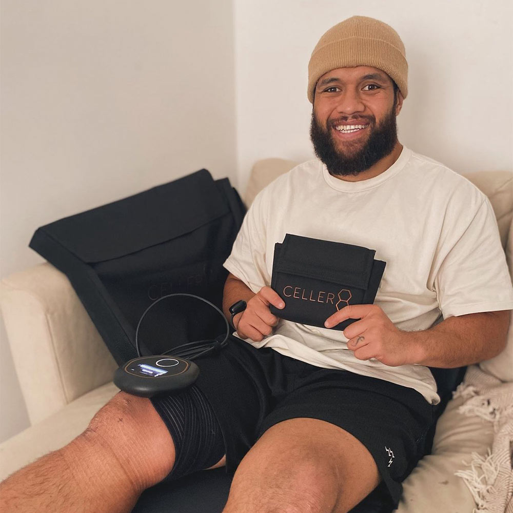 John Asiata using CELLER8