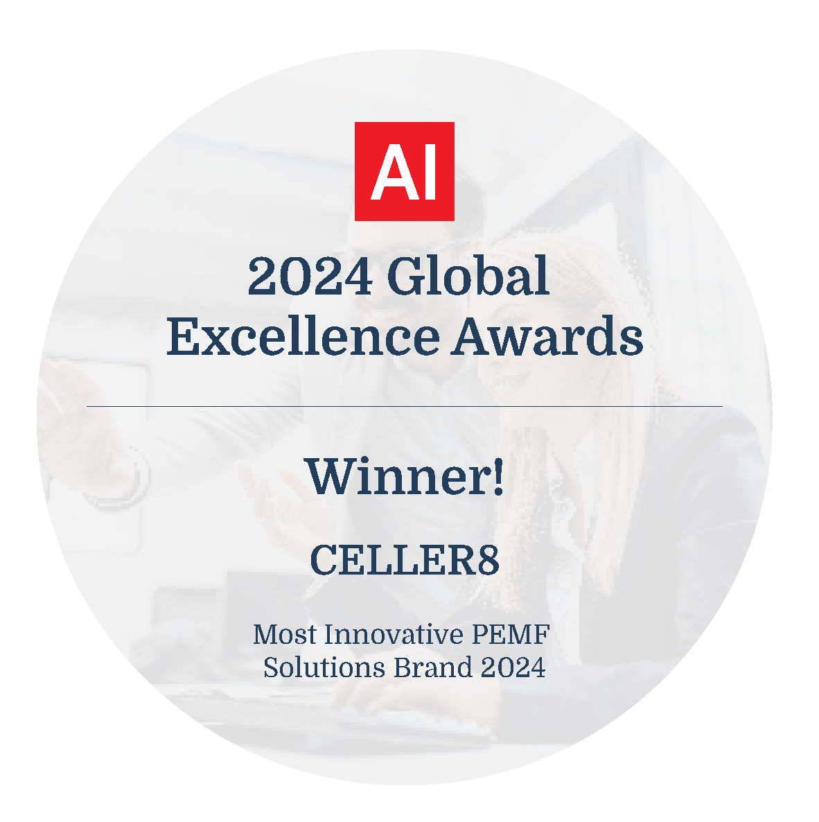 Woman wearing the CELLER8 PEMF device on her lower back.